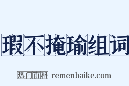 瑕不掩瑜组词是什么意思的图片